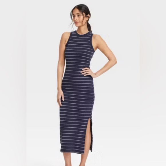 Women's Rib-Knit Maxi Bodycon Dress - Universal Thread-Size Small - Picture 1 of 5